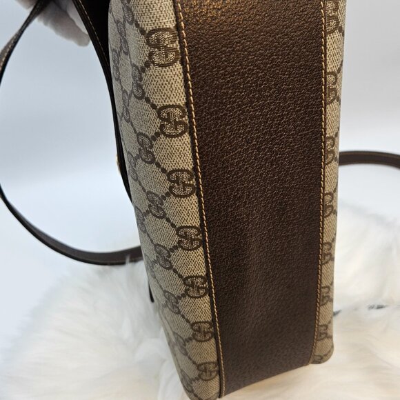 Gucci Web Sherry Line PVC Shoulder Bag - Picture 7 of 17